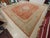 Textile Antique Oushak Carpet, Handmade Turkish Oriental Rug, Beige, Coral, Soft Colors For Sale - Image 7 of 18