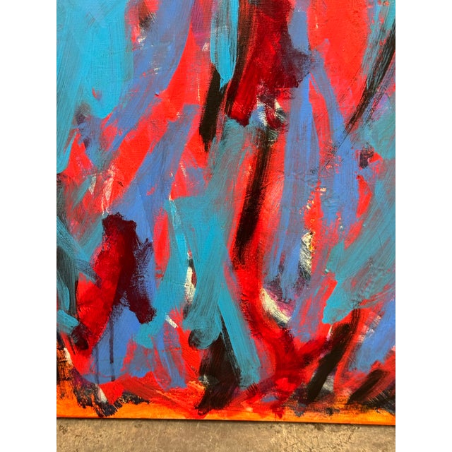 John Fooks Abstract Acrylic on Canvas Painting For Sale - Image 4 of 12
