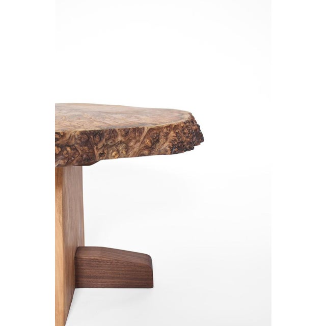 Walnut Signed Table by Jörg Pietschmann For Sale - Image 12 of 17