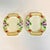 1990s Hollywood Regency Fitz & Floyd Spring Flora Butter Dishes - a Pair. For Sale - Image 6 of 10
