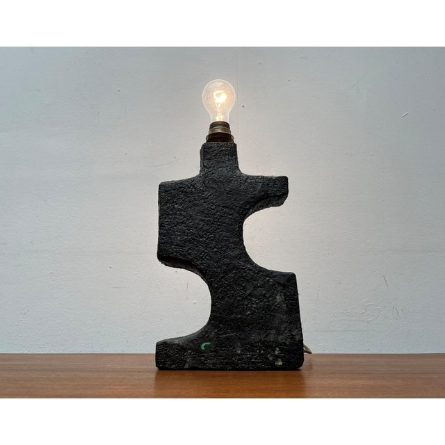 Mid-Century Studio Pottery Brutalist Table Lamp, 1960s For Sale - Image 11 of 18
