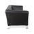 Black 322 3-Seater Sofa in Black Leather from Rolf Benz For Sale - Image 8 of 11