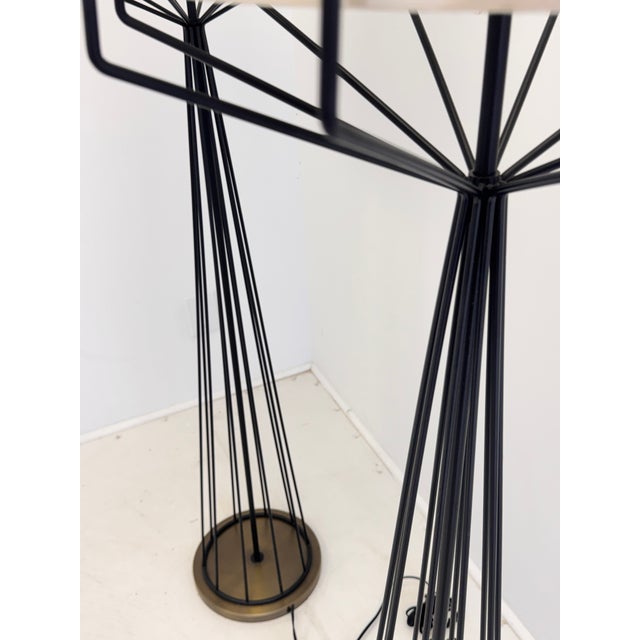 Pair of Tony Paul Designed Floor Lamps, Hb Architectural Lighting, 1990s For Sale - Image 11 of 15