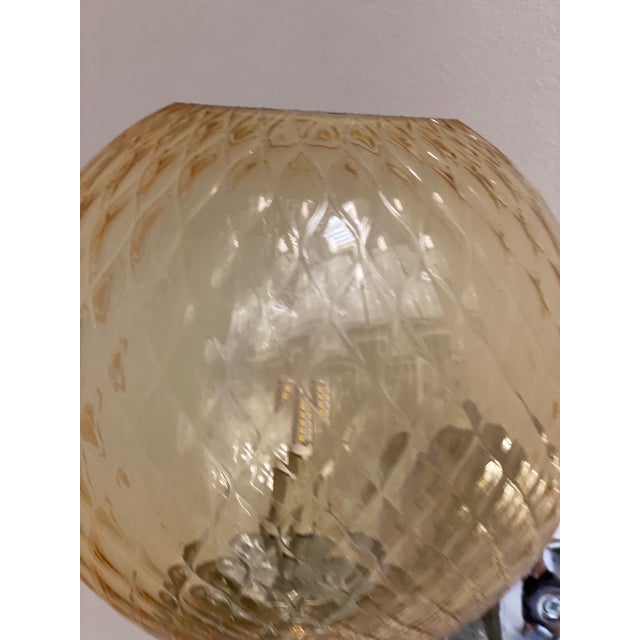 Contemporary "Ballotton" Amber Murano Glass Wall Sconce For Sale - Image 11 of 13