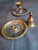Bronze Museum-Grade Kabbalistic Assemblage: 18thC Inscribed Healing Mortar, Agla Amulet Tray & Travel Shabbat Candlesticks For Sale - Image 8 of 18