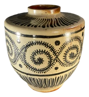Large Ceramic Art Deco Vase by Pierre Paulus, 1930s
