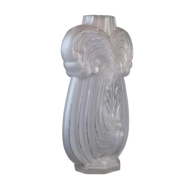 Vintage Peacock Vase by Etling For Sale - Image 3 of 9