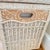 Vintage White Wicker Hamper Storage Chest Jamaican Collection For Sale - Image 9 of 10