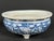 Late 20th Century Chinese Art Poprcelain Blue and White Incense Burner Clouds and Birds Design For Sale - Image 5 of 14