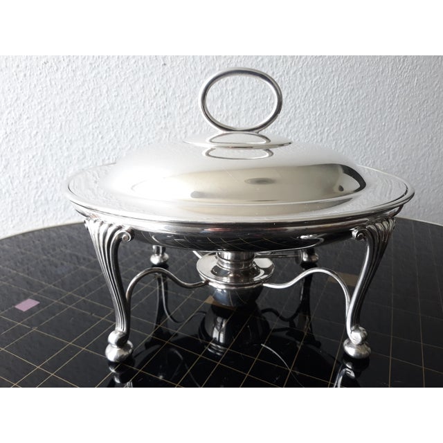 Antique Silver-Plated Food Warmer from W. H. & S. Cross Arrows William Hutton & Sons, 1900s, Set of 6 For Sale - Image 16 of 16