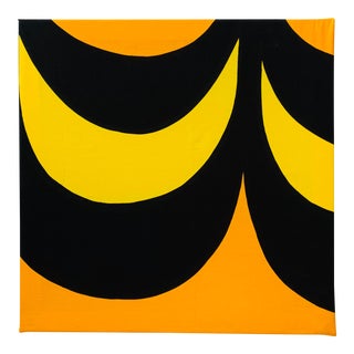 1960's Marimekko Stretched Fabric Wall Hanging Print For Sale