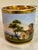 Antique Old Paris Porcelain Coffee Cup & Deep Saucer, Hand-Painted Landscape, Circa 1810 For Sale - Image 9 of 13