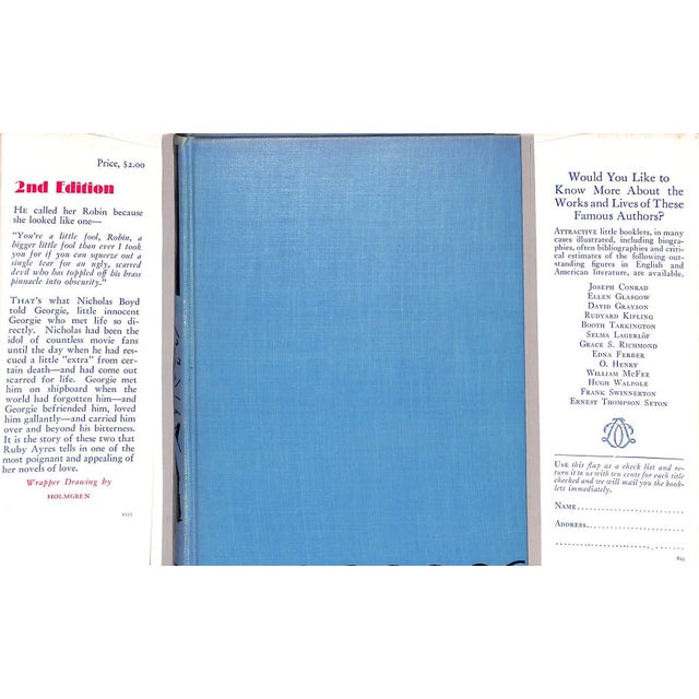 1930s "By the World Forgot" 1933 Ayres, Ruby M. For Sale - Image 5 of 5