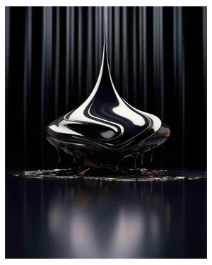 Kevin Abanto, Molten Mirage, Digital Print, 2023