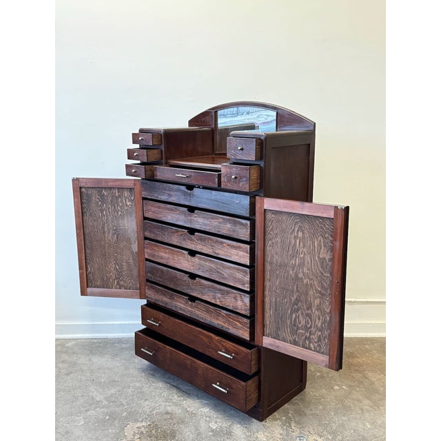 Antique Japanese Tall Dresser For Sale In Los Angeles - Image 6 of 14
