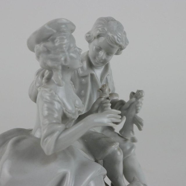Sculpture in White Porcelain from Unter Weiss Bach, 20th Century For Sale - Image 5 of 10