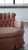 Wood American 1940's Tufted Curved Sofa For Sale - Image 7 of 10