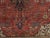 Persian Antique Farahan Sarouk Handmade Oriental Red & Navy Rug For Sale - Image 3 of 11