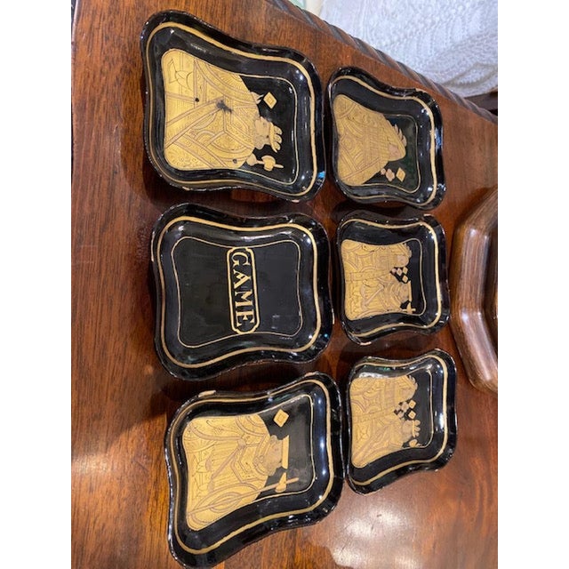 Antique Georgian Chinoiserie Game Box For Sale - Image 4 of 8