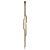 White AT624 Suspension Lamp in Satin Brass by Daluce For Sale - Image 8 of 8