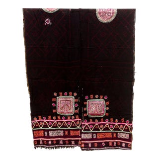 Colorful Vintage Rabari Wool Throw For Sale