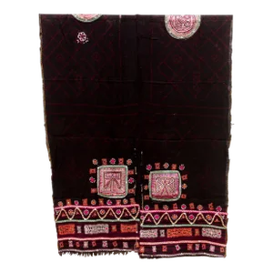 Colorful Vintage Rabari Wool Throw