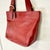 1996 Vintage Boho Chic Coach Soho Lafayette Red Leather Tote, F6h-4140. For Sale - Image 10 of 13