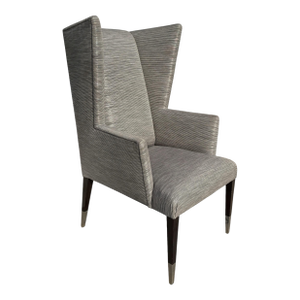 J. Robert Scott Modern Designer Wing Back Arm Chair