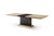 2020s Modern Greg Sheres Style Oak and Bronze Extension Dining Table For Sale - Image 5 of 6