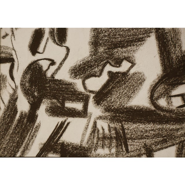 1950s Mid Century Modern East Bay Abstracted Landscape by Erle Loran For Sale - Image 5 of 6