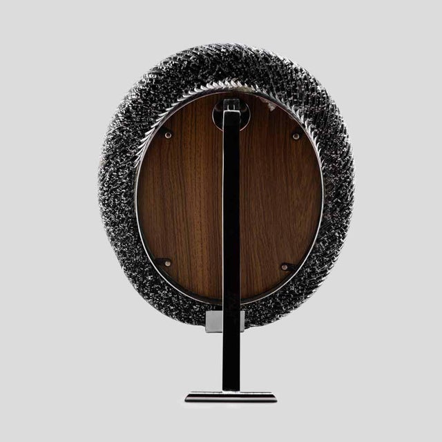 1970s Vintage Oval Murano Glass Picture Frame by Seguso, 1970s For Sale - Image 5 of 9