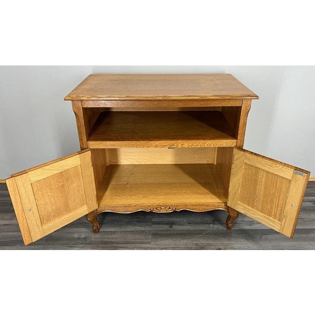 Vintage French Louis XIV Style Carved Cabinet For Sale - Image 15 of 17