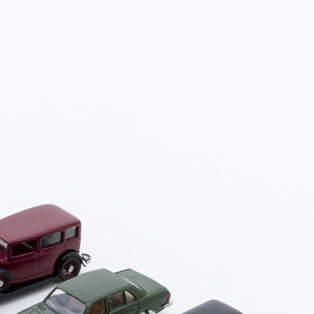 Miniature Mercedes-Benz Cars, Set of 7 For Sale - Image 4 of 6