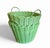 Woven Plastic Rattan Baskets, 1970s For Sale - Image 3 of 10