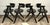 Wood Tom Dixon “Slab” Dining Chairs With Black Leather Seats & Back Pads - Set of 4 For Sale - Image 7 of 15