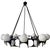 Mid-Century Modern Brutalist Style Chandelier, 1950s For Sale - Image 3 of 17
