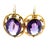 Late 19th Century Victorian 18k Gold 20 Carat Amethyst Drop Earrings, Pair For Sale - Image 15 of 15