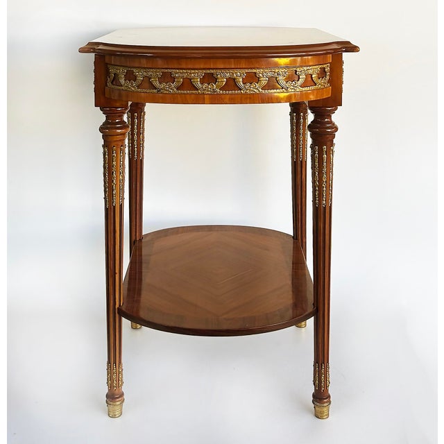 1990s Italian Inlaid Side Tables With Bronze Mounts by Marconi Arte, Pair For Sale In Miami - Image 6 of 18