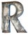 XL Vintage Industrial Upper Case Letter R”. Add some Character to your Space.