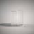 A cast glass sculpture that serves as a side table. Polished and partially frosted, it evokes melting ice, urging...