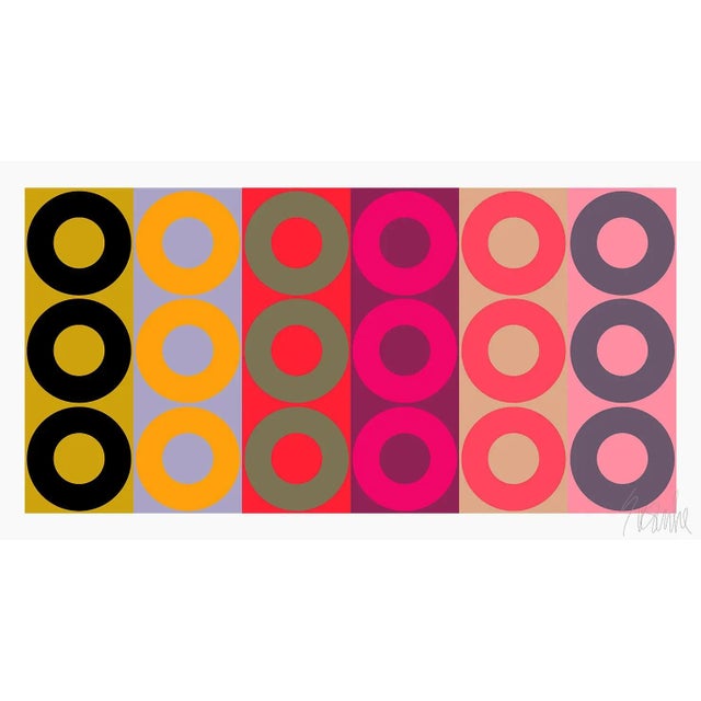 Color Harmony No.2 Fine Art Print 47.5" X 25.5" by Liz Roache For Sale