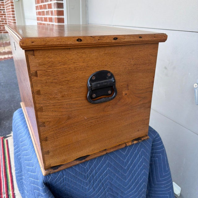 Farmhouse Antique Walnut Dovetailed Document or Storage Box, Pennsylvania, Circa 1850s For Sale - Image 3 of 18