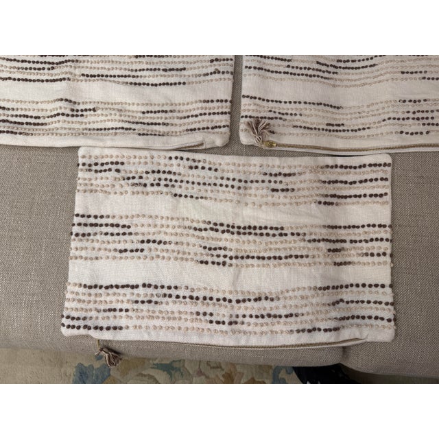 Serena & Lily Pryce Lumbar Pillow Covers, Set of Three For Sale In San Francisco - Image 6 of 12