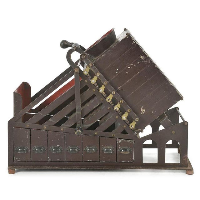 Antique Belgian Coin Sorter, 20th Century For Sale - Image 9 of 9