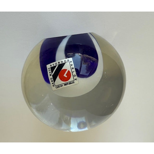 Post-Modern Art Glass Paperweight / Sculpture by Svoboda Karlov For Sale - Image 9 of 10