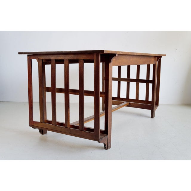 Antique Arts and Crafts Table, 1900 For Sale - Image 5 of 10
