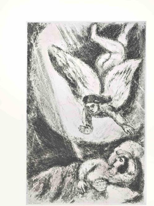 Marc Chagall, Solomon's Vision, 1956, Etching