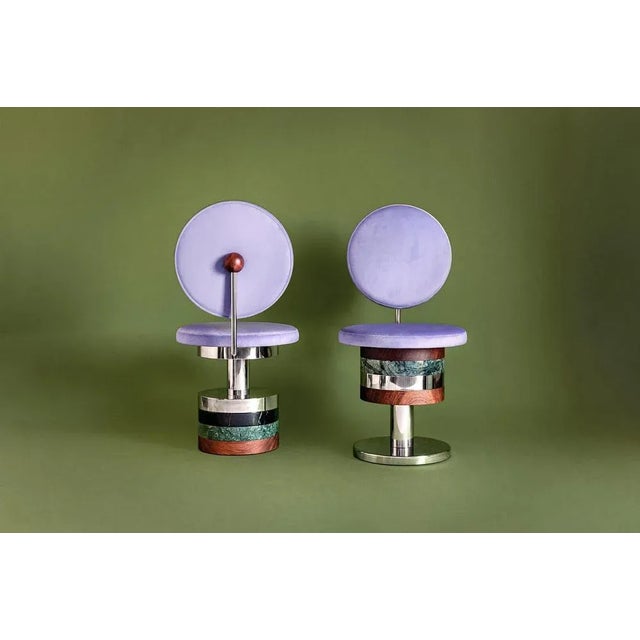 Textile Block Chair Down Chair by Masquespacio For Sale - Image 7 of 10