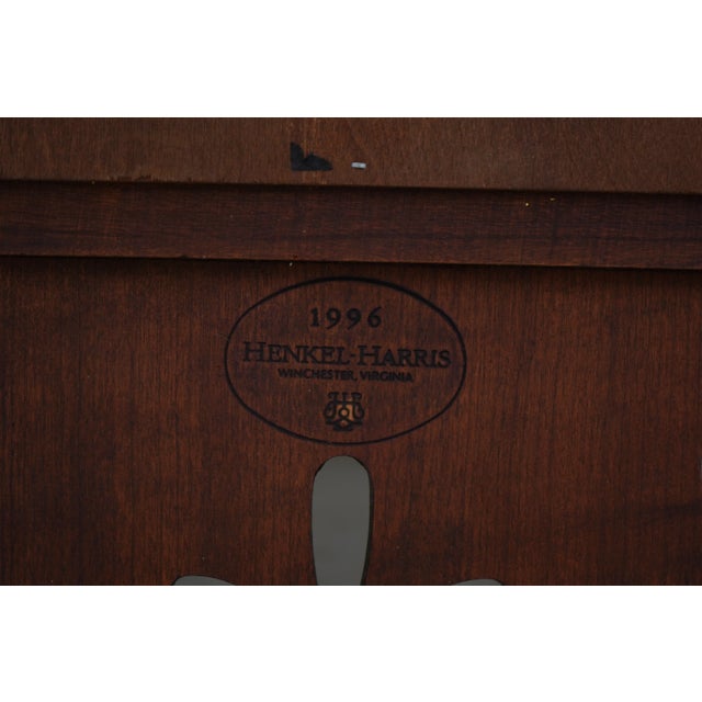 Henkel Harris Chippendale Cherry Mirror For Sale - Image 11 of 12