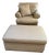 Ethan Allen Chair and Ottoman For Sale